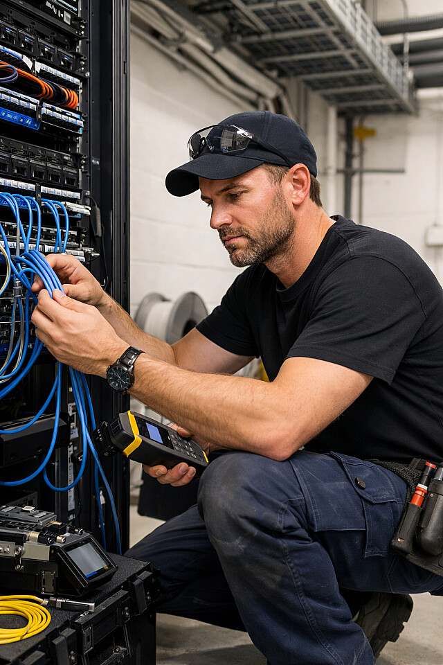 Ervaren Datatechnieker | Databekabeling & Fiber
